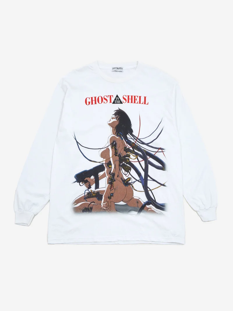 Image of Flagstuff Kusanagi Long Sleeve T-Shirt - White