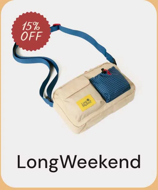 15% Off LongWeekend