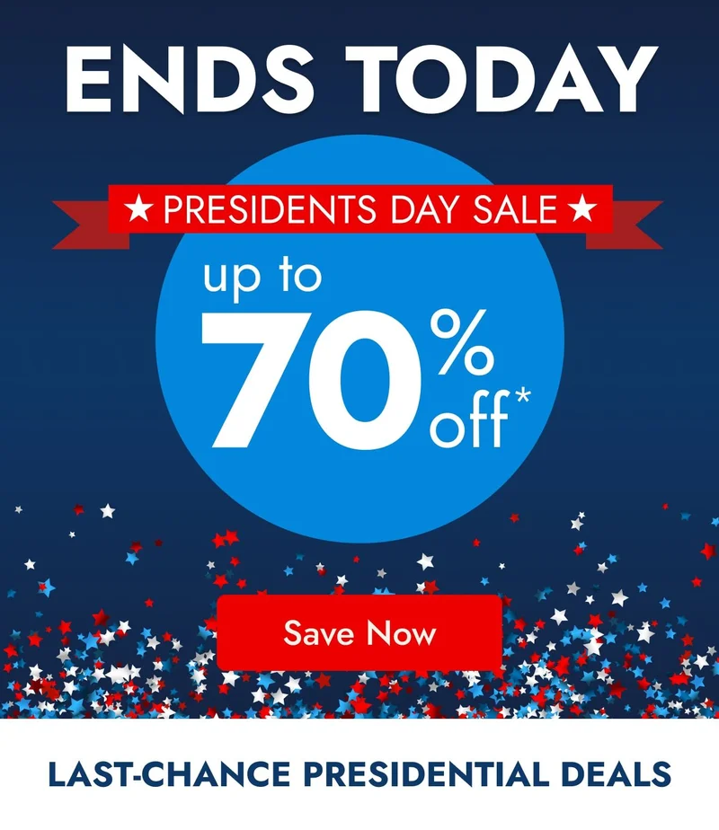 Shop All Presidents Day Sale