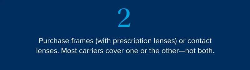 Purchase frames (with prescription lenses)