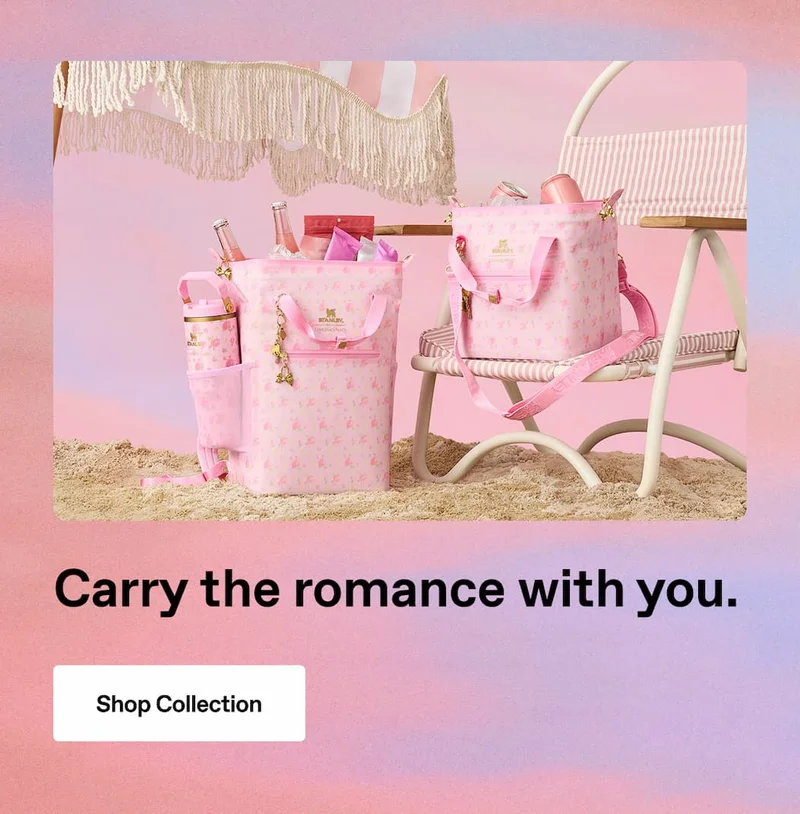Carry the romance with you. Stanley 1913 x LoveShackFancy. Shop Collection