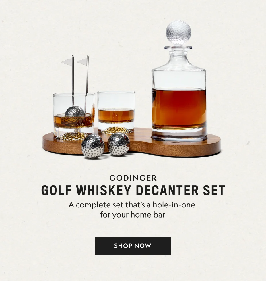 Golf Whiskey Decanter Set