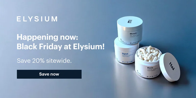 ELYSIUM | Happening now: Black Friday at Elysium! | Save 20% sitewide. | Save now