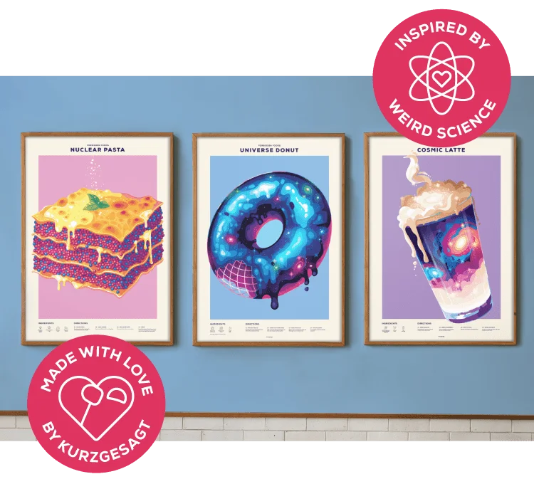 Forbidden Foods Posters: Inspired by Weird Science