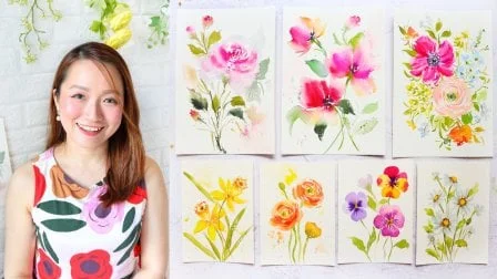 Everyday Watercolor: 15 Days of Floral Practice