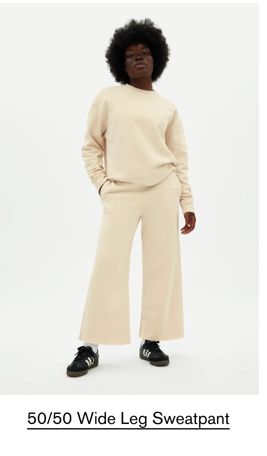 [50/50 Wide Leg Sweatpant]