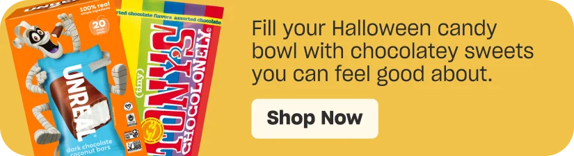 Fill your Halloween candy bowl with chocolatey sweets you can feel good about.