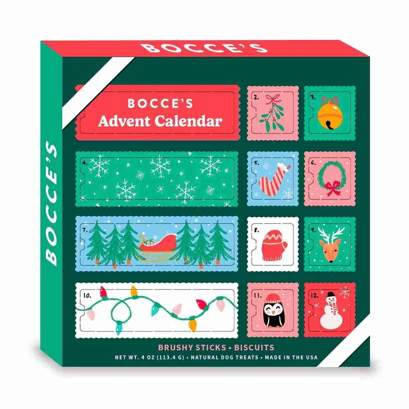 Advent Calendar, Brushy Sticks & Biscuits, 3.5 Oz