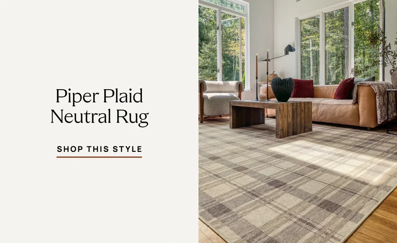 Piper Plaid Neutral Rug