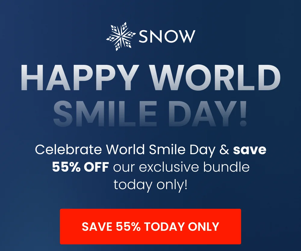 HAPPY WORLD SMILE DAY! Celebrate World Smile Day & save 55% OFF our exclusive bundle today only! [SAVE 55% TODAY ONLY]