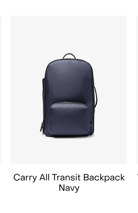 Carry All Transit Backpack Navy