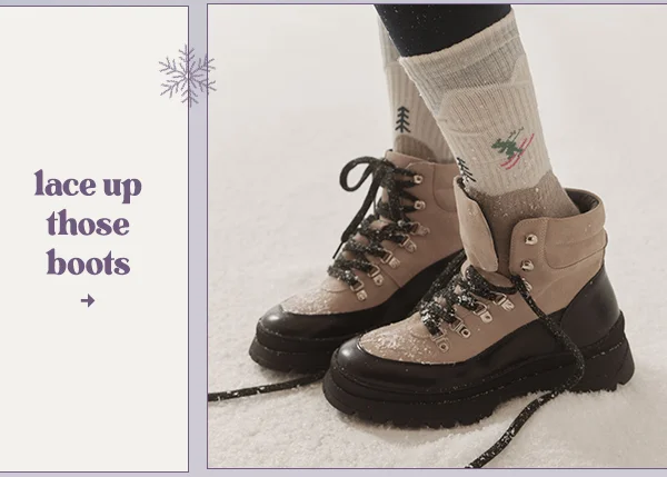 lace up those boots