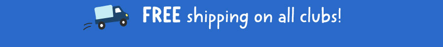 Free shipping on all clubs!