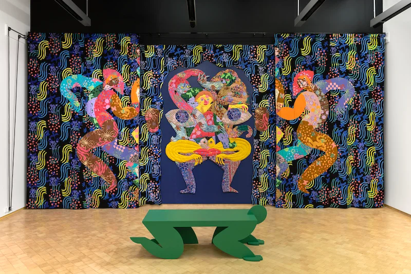 Artwork in the “Flow States” exhibition