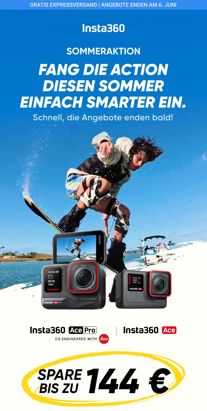 Sichere dir bei der Sommeraktion die heißesten Angebote dieses Sommers.