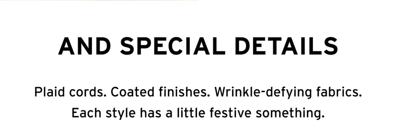 AND SPECIAL DETAILS