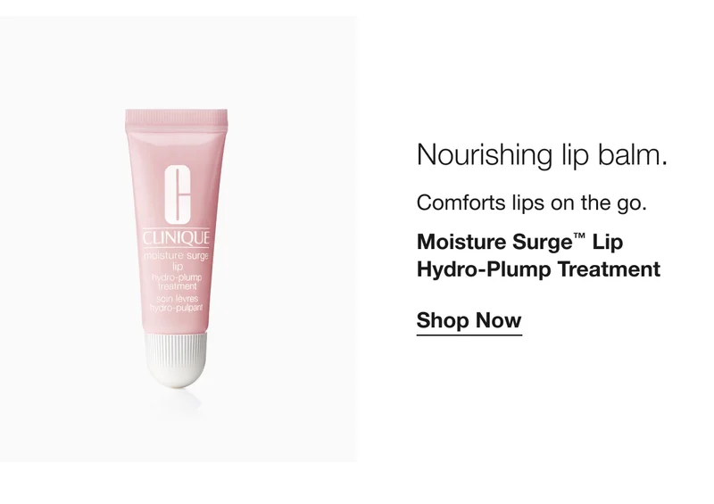 Nourishing lip balm. | Comforts lips on the go. | Moisture Surge™ Lip Hydro-Plump Treatment | Shop Now