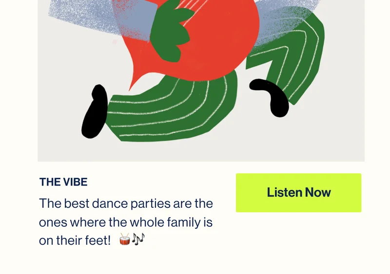 The Vibe. The best dance parties are the ones where the whole family is on their feet!   🥁🎶