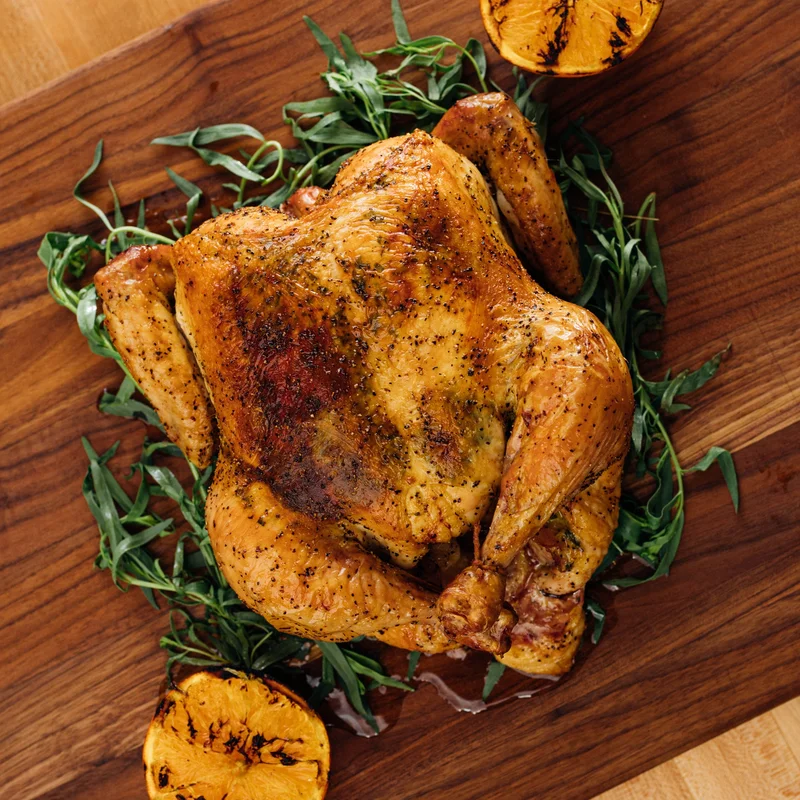 Orange-Tarragon Roasted Chicken