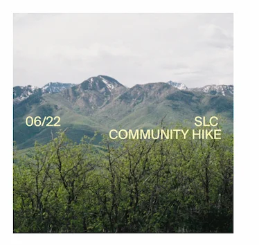 RSVP to SLC Community Hike