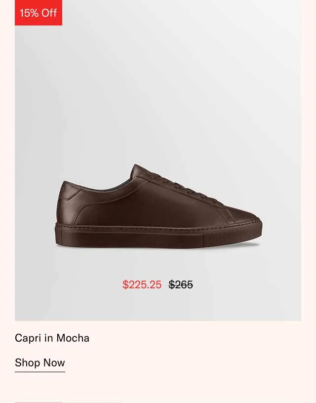 Capri in Mocha. Shop Now