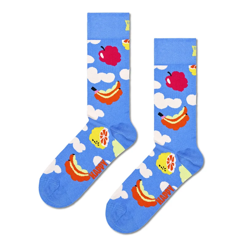 Cloudy Fruit Sock