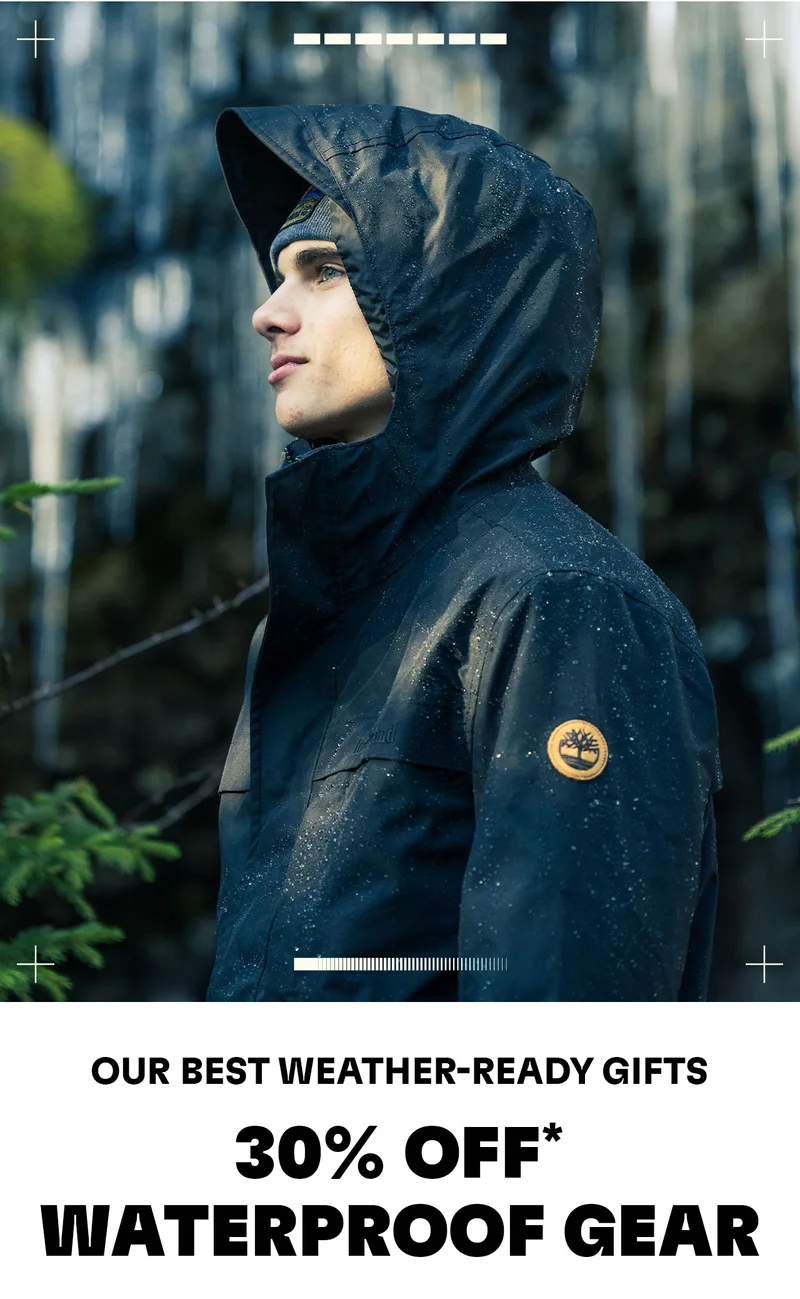 Our best weather-ready gifts. 30% off* Waterproof Gear