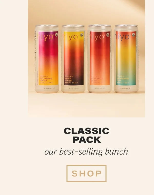 CLASSIC PACK: our best-selling bunch [SHOP]