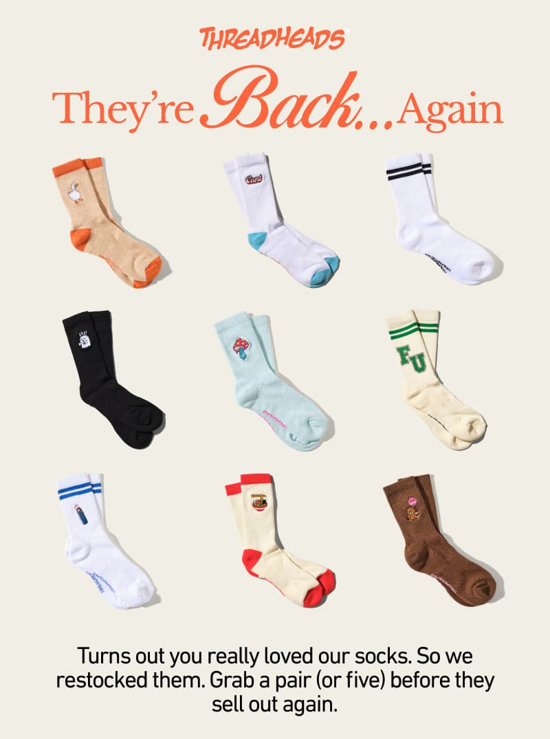Socks restocked