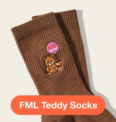 FML Teddy Socks