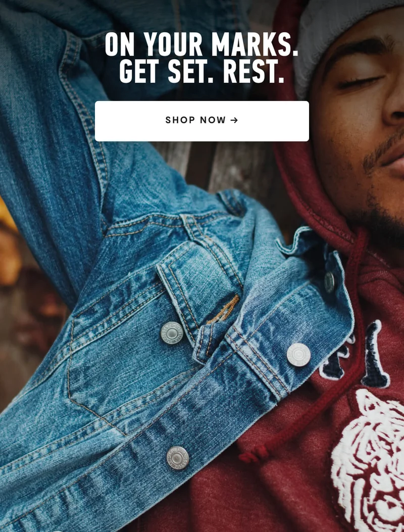 On Your Marks. Get Set. Rest.