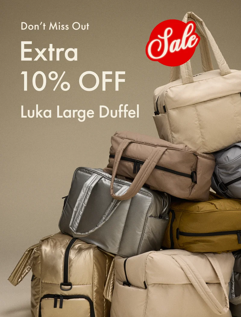 Don’t Miss Out | Extra 10% OFF | Luka Large Duffel