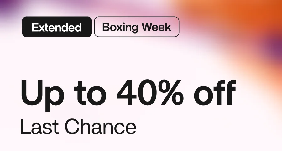 Boxing Week is ending! It's your last chance to gear up with the best prices.