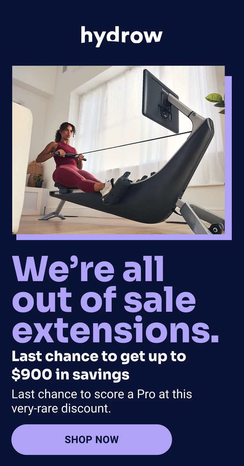 We're all out of sale extensions. Last chance to get up to $900 in savings Last chance to score a Pro at this very-rare discount. SHOP NOW