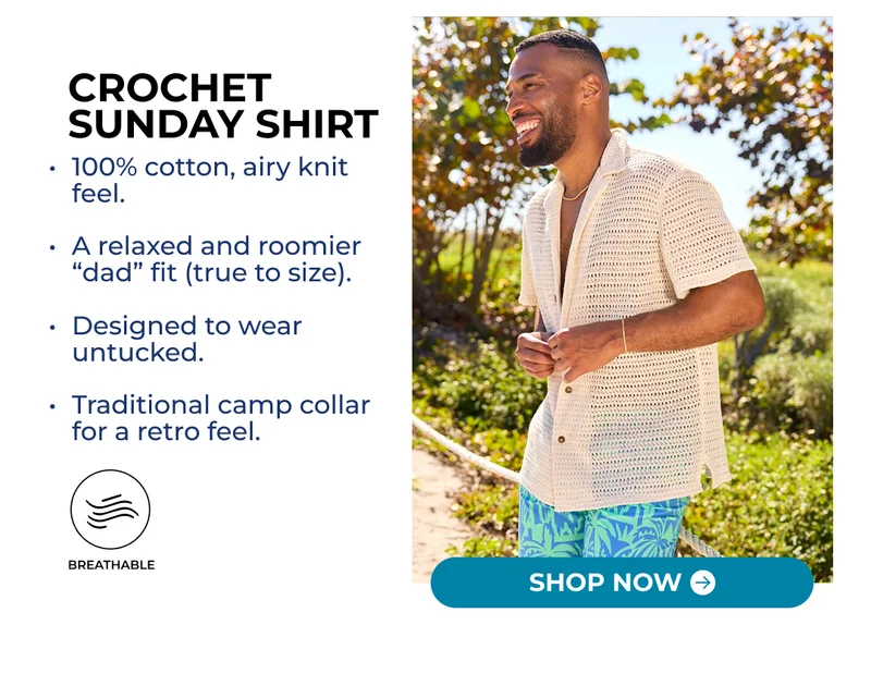 SHOP THE CROCHET SUNDAY SHIRT