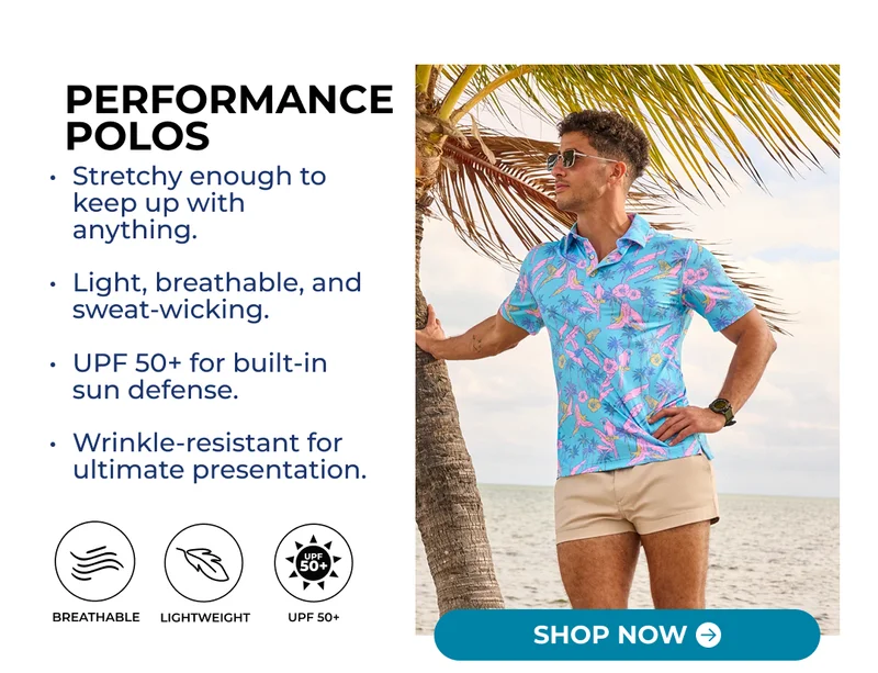SHOP THE PERFORMANCE POLO
