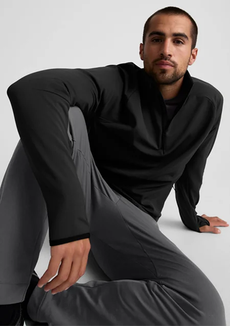 Pacer Fleece-Backed Quarter Zip Men's Pullover