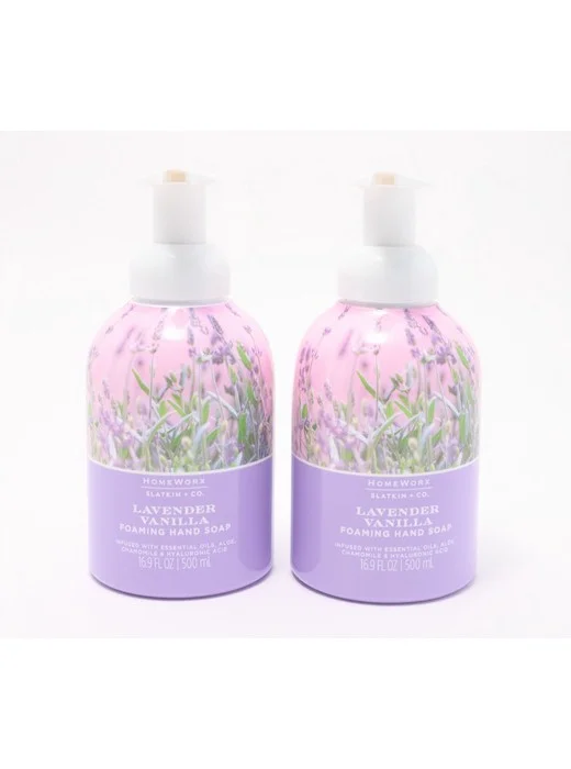 HomeWorx by Slatkin + Co. S/2 16oz  Foaming Soaps