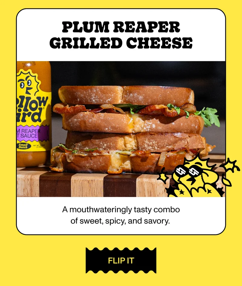 Plum Reaper Grilled Cheese