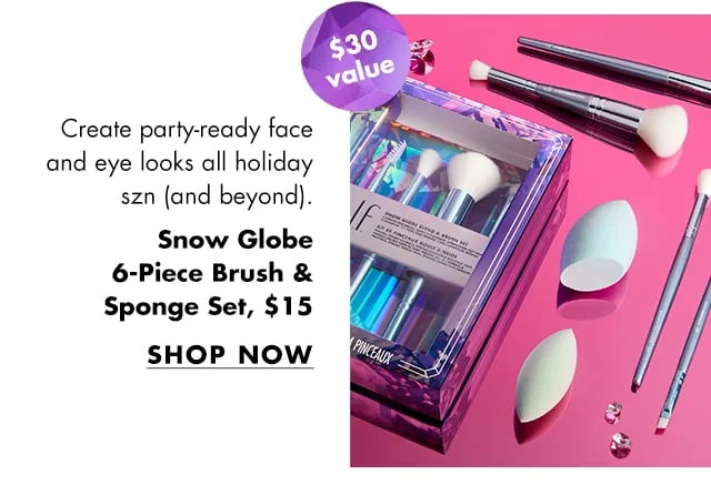 Snow Globe Blend & Brush Gift Set