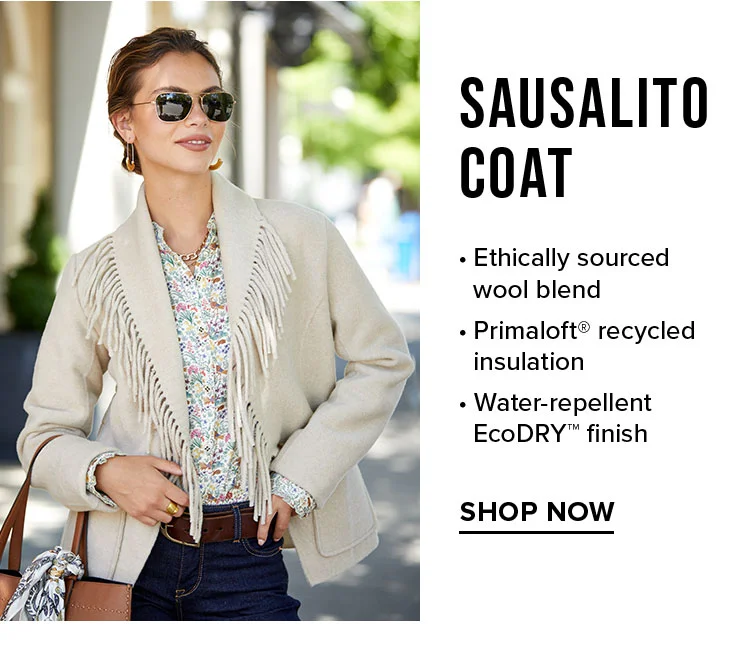 SAUSALITO COAT | SHOP NOW