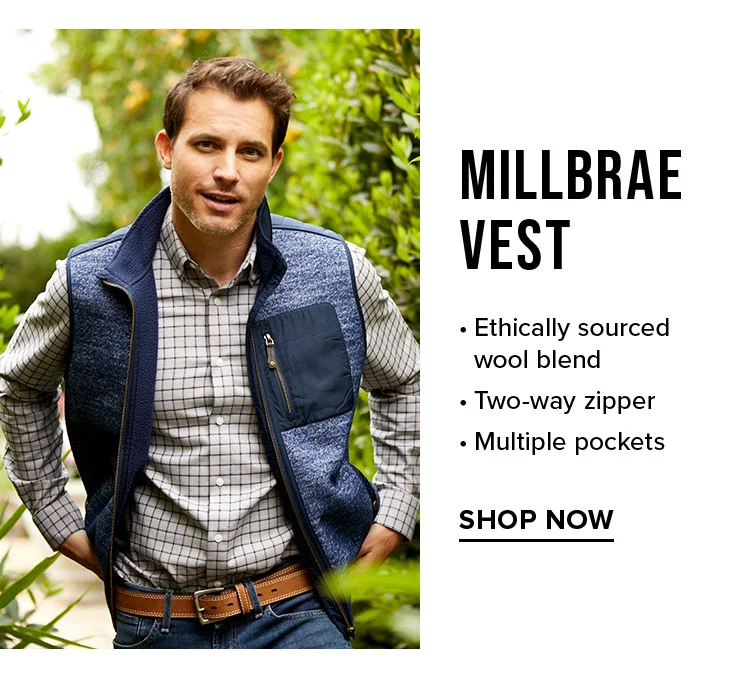MILLBRAE VEST | SHOP NOW