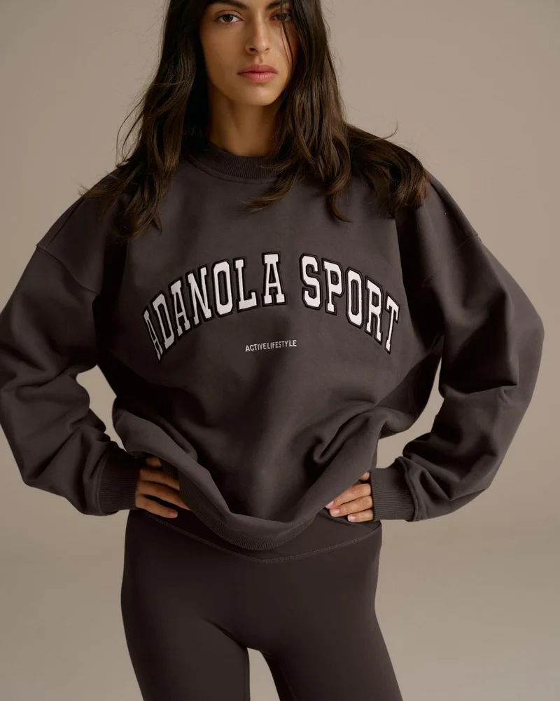 AS Oversized Sweatshirt - Coffee Bean