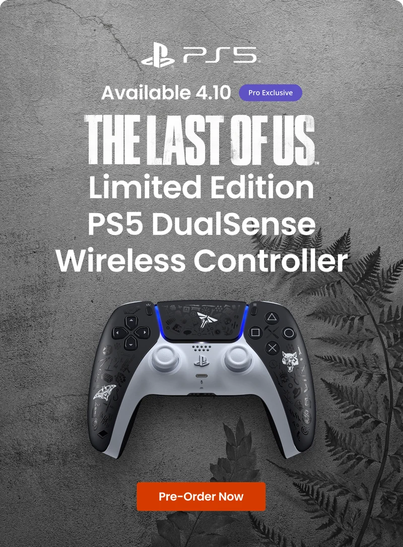 Available 4.10 Pro Exclusive Limited Edition PS5 DualSense Wireless Controller - Pre-Order Now Available 4.10 Pro Exclusive Limited Edition PS5 DualSense Wireless Controller - Pre-Order Now