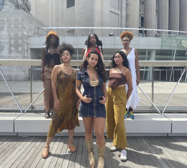 Photograph of six leaders of the Bed-Stuy Clothes Swap
