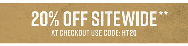 20% Off Sitewide At Checkout Use Code discount code