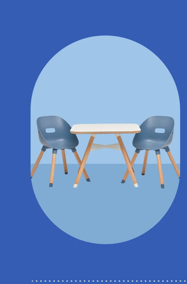 The Play Kit: “The table and chairs are the center of our day — from playtime to mealtime, everything happens there.”