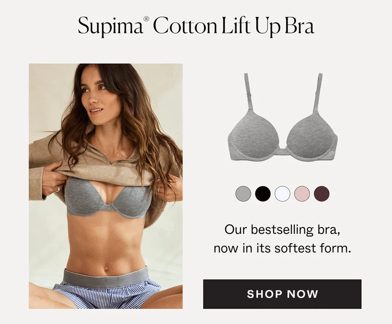 Supima®&nbsp;Cotton Lift Up Bra