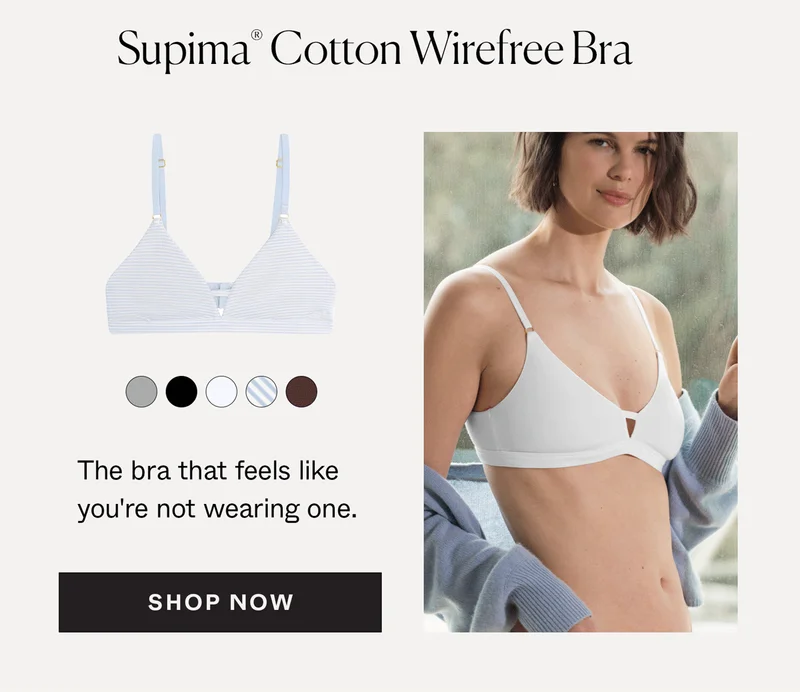 Supima®&nbsp;Cotton Wirefree Bra