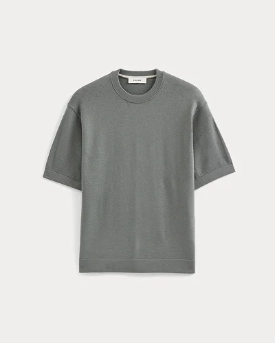 Image | Ultrasoft Sweater Tee | Agave Green